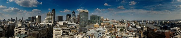 037-Панорама Лондона со смотровой площадки Монумента